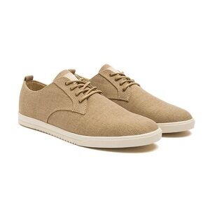 Clae Ellington Men’s Textile Curry Hemp Oxford Shoes Sz 9